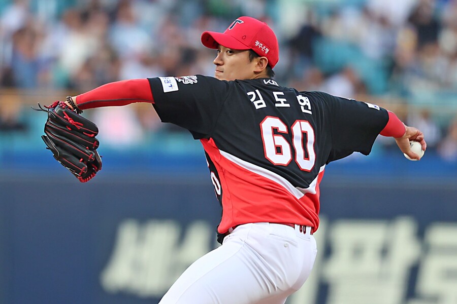 ▲ 김도현은 올 시즌 단 한 번도 5회 이전 조기강판이 된 적이 없을 정도로 꾸준함을 보여주고 있다 ⓒKIA타이거즈