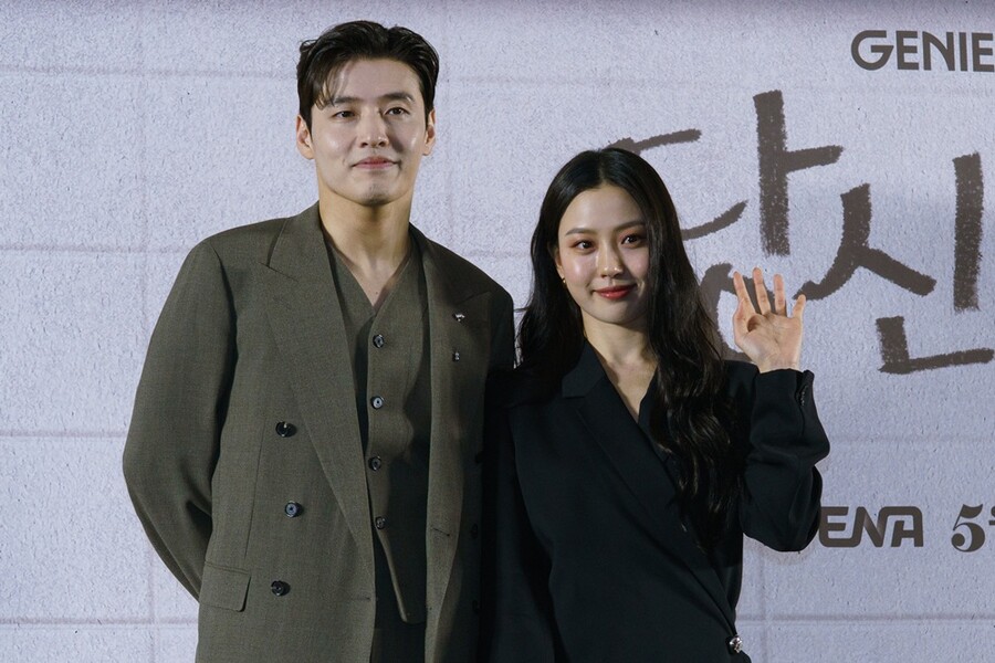 ▲ 강하늘(왼쪽), 고민시.  ⓒ곽혜미 기자