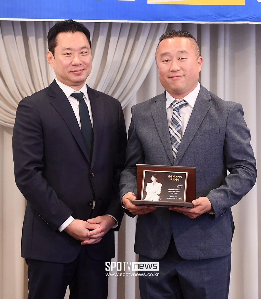 [포토S] 포토제닉상 수상한 마이데일리 곽경훈 기자