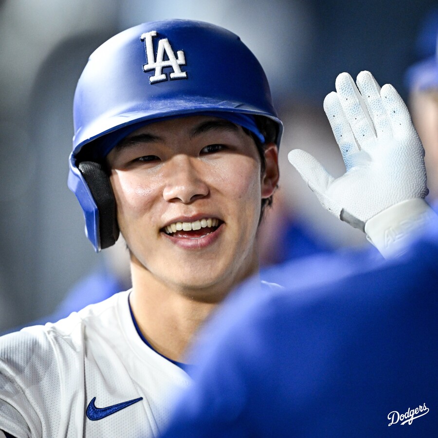 '김혜성 타율 .452 미친 신인 떴다' 10년 만에 다저스 대기록 주인공…3G 연속 멀티히트 대폭발