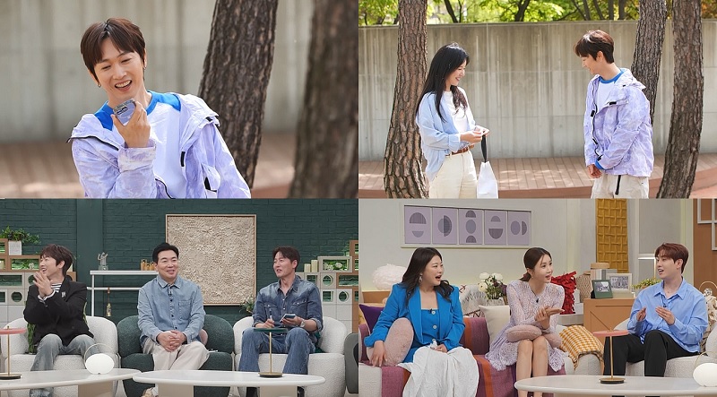 장우혁, 과자 물고 손성윤에 스킨십 기습 시도…이다해 "가수들 원래 빨라?"('신랑수업')