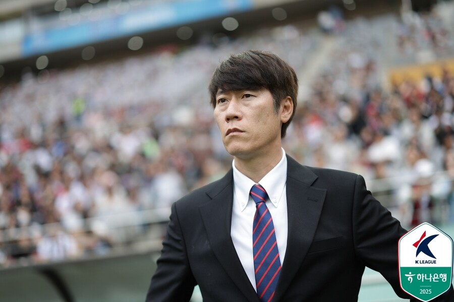 ▲ 24일 오후 서울월드컵경기장에서 FC서울과 수원FC의 하나은행 K리그1 2025 15라운드가 펼쳐졌다. 경기 결과 서울과 수원FC가 1-1로 비기면서 승점 1점씩 나눠 가졌다. ⓒ 한국프로축구연맹