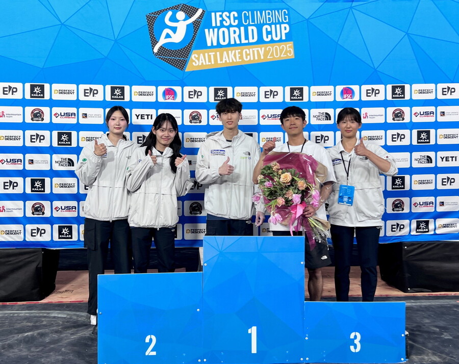 스포츠클라이밍 이도현, '2025 IFSC 클라이밍 솔드레이크시티 볼더 월드컵' 동메달 획득
