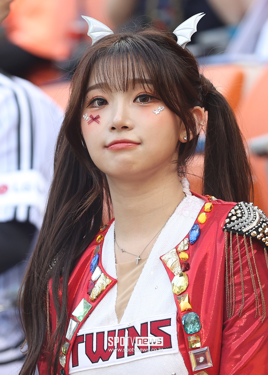 [포토S] 이주은 치어리더, 잠실에 뜬 아기 데빌