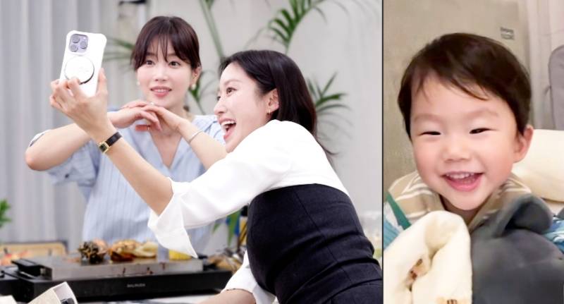 전혜빈, 31개월 子 최초 공개…기은세도 녹인 눈웃음('편스토랑')