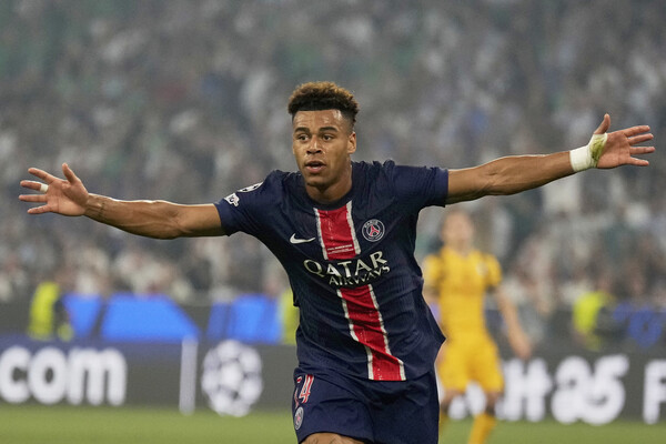 [현장 전반 REVIEW]'이강인 벤치 두 번 환호' PSG 폭풍 공격 미쳤다, 하키미-두에 골로 인테르에 2-0 앞서가