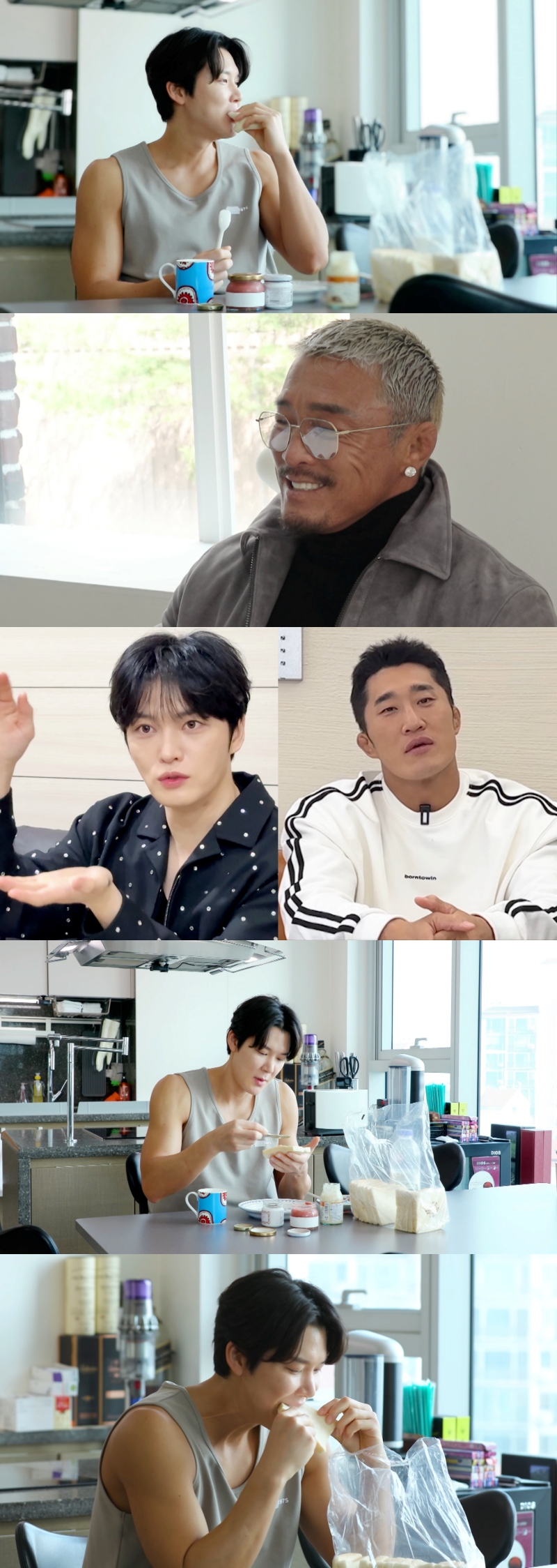 박태환, 식빵 17장 한 줄 통째로 흡입…추성훈도 '충격'('편스토랑')