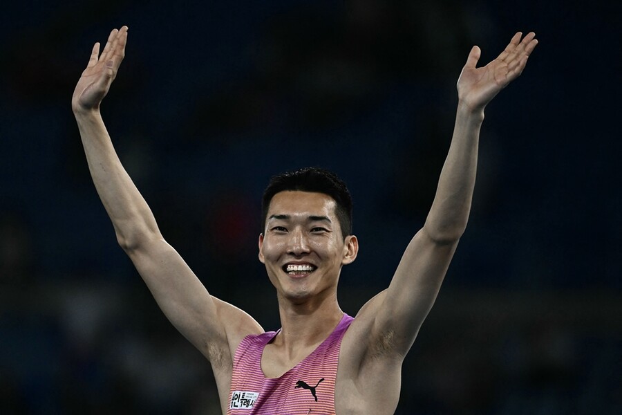 ▲ 남자 높이뛰기 국가대표 우상혁 ⓒ 연합뉴스/AFP