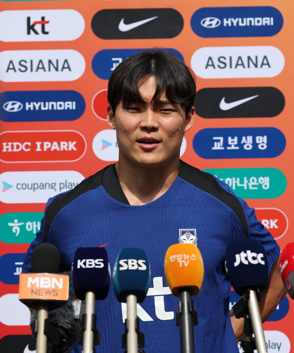 ▲ 축구대표팀 공격수 오현규. ⓒ연합뉴스