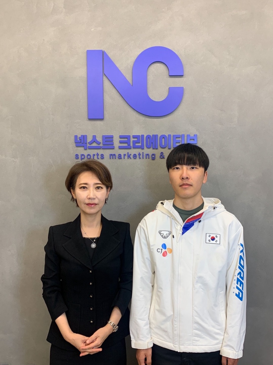 '남자 빙속 단거리 차세대 에이스' 구경민, 넥스트크리에이티브와 매니지먼트 계약 