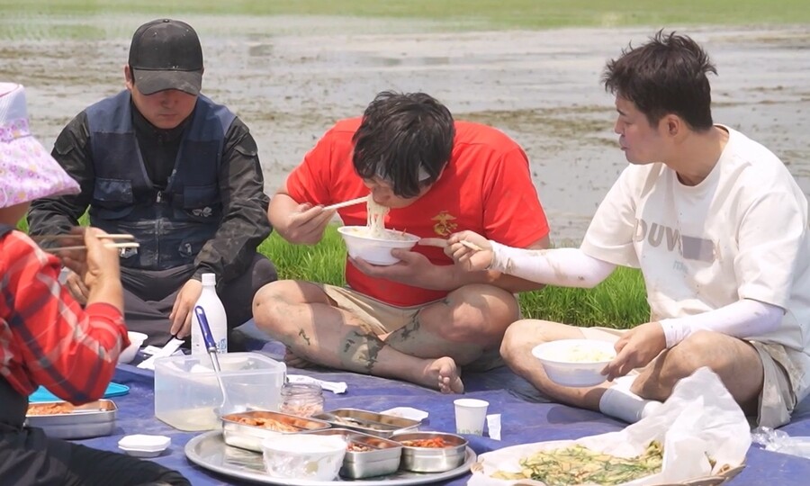 '나혼산' 600회…전현무·구성환, 선크림 브라더스의 2900평 모내기 '기진맥진'