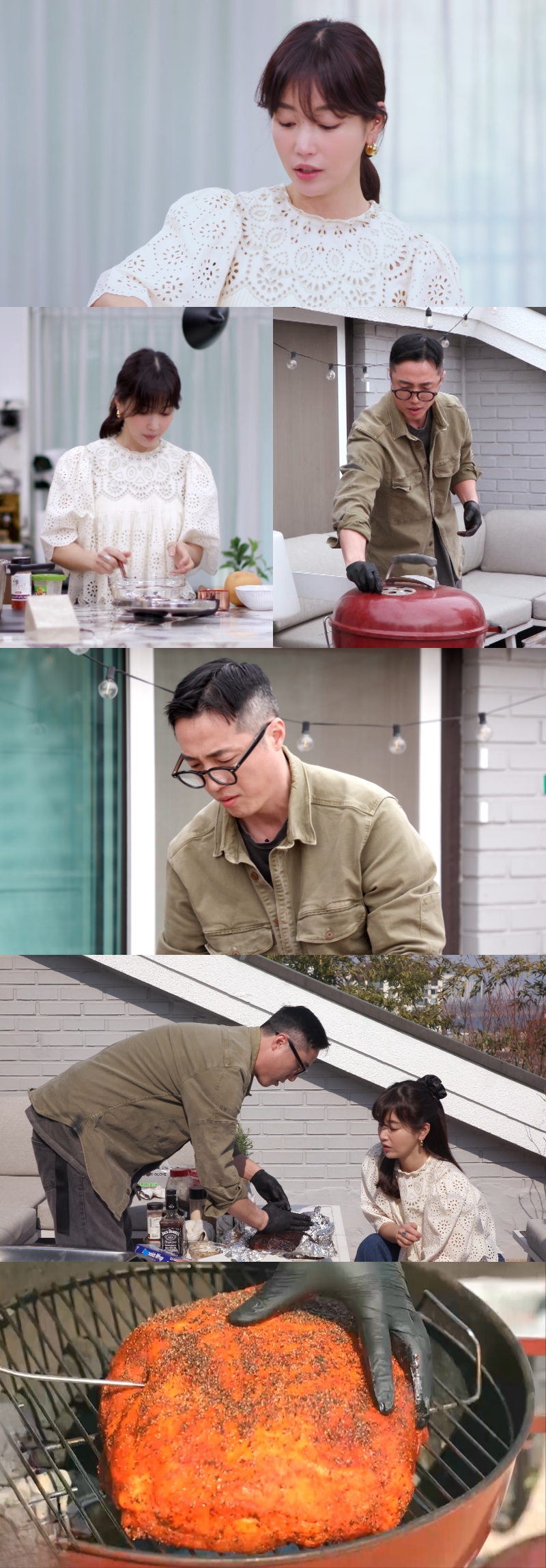 기은세, 2살 차 친오빠 공개…알고 보니 바베큐 장인('편스토랑')