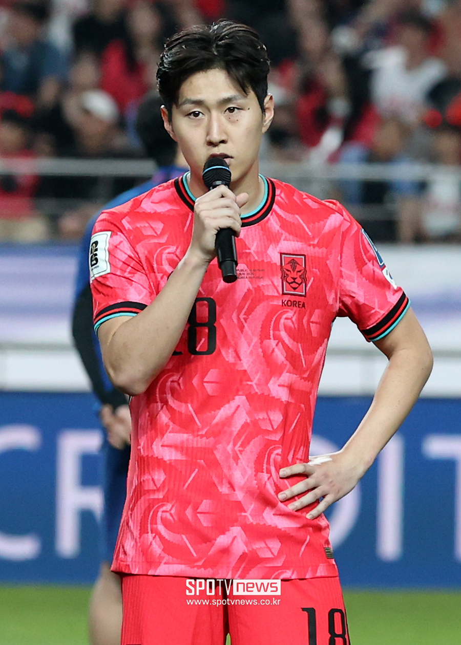 '홍명보 비판 자제 + 축구협회도 잘해야'…이강인은 월드컵 성공만 바라본다 "팬 응원 더해지면 더 강해져"
