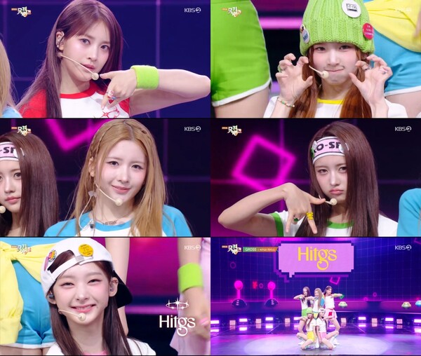 힛지스, '그로스'로 '뮤뱅' 접수…러블리 스타일링에 소녀력 충전