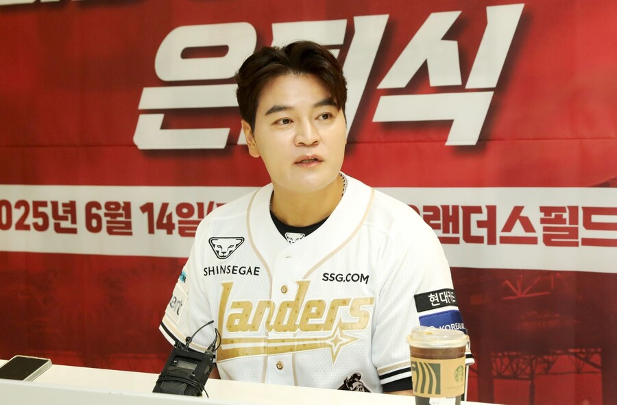 ▲ 14일 인천에서 공식 은퇴식을 가지는 추신수 SSG 구단주 특별 보좌역 겸 육성 총괄 ⓒSSG랜더스