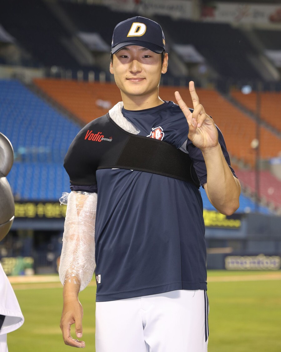▲ 곽빈 ⓒ두산 베어스