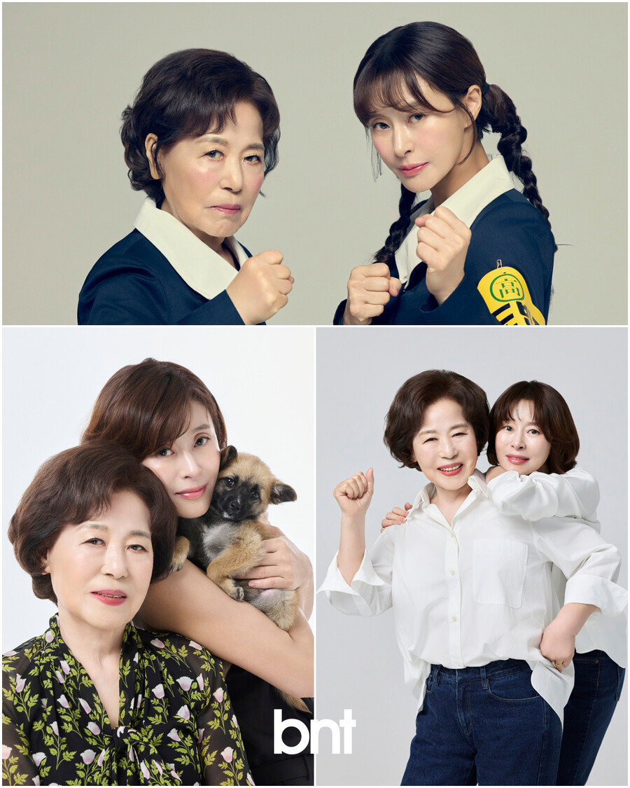 예지원, '충격 동안' 90세 母와 화보 공개 "피자·라면 다 먹어, 선천적으로 타고나"