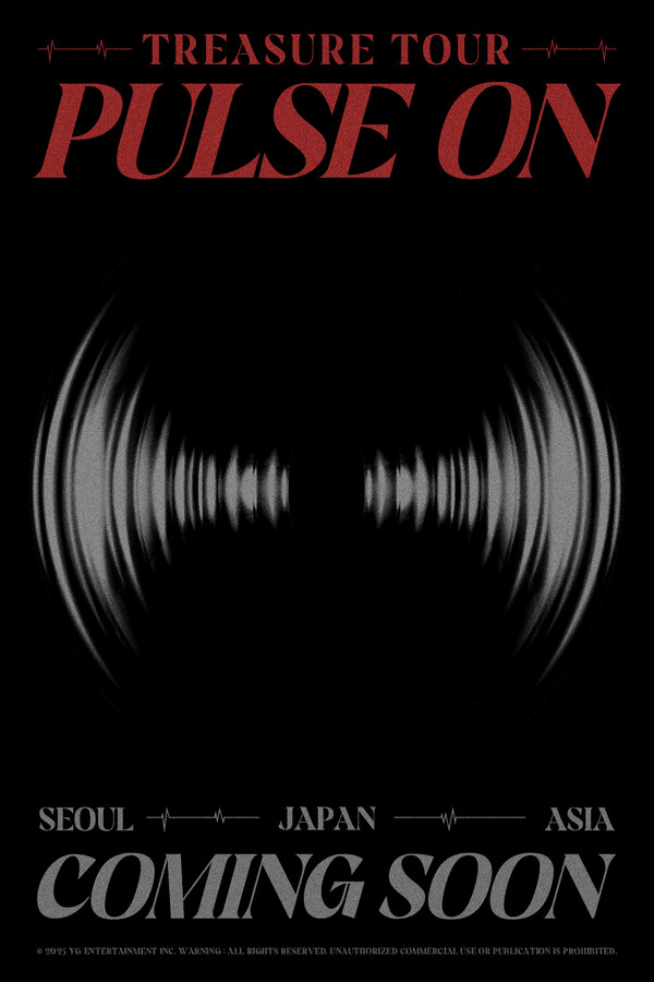 ▲ 트레저 아시아 투어 '펄스 온' 포스터. 제공|YG엔터테인먼트