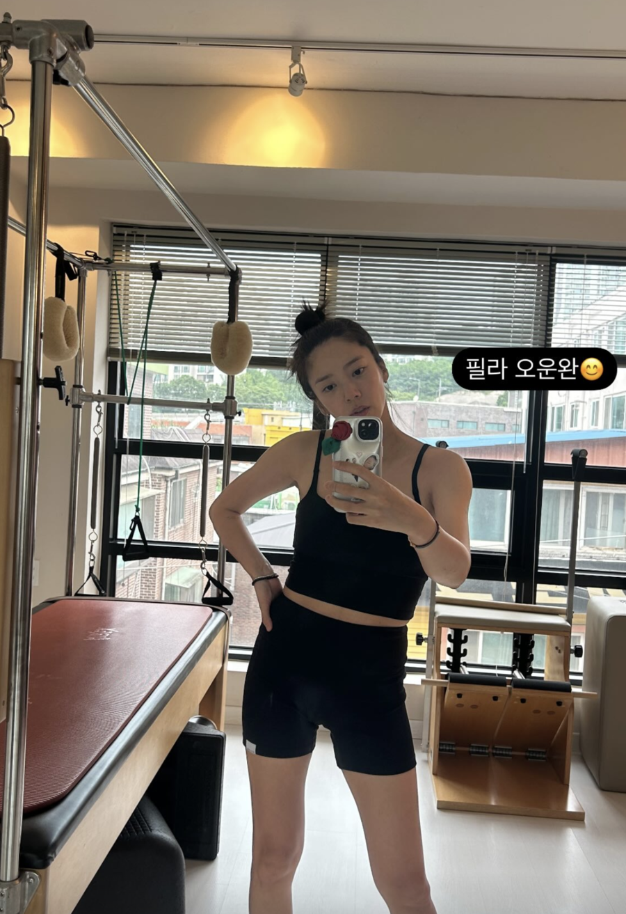 '시험관→역대급 몸무게' 손담비, 출산 2개월 만에 쏙 들어간 배 공개