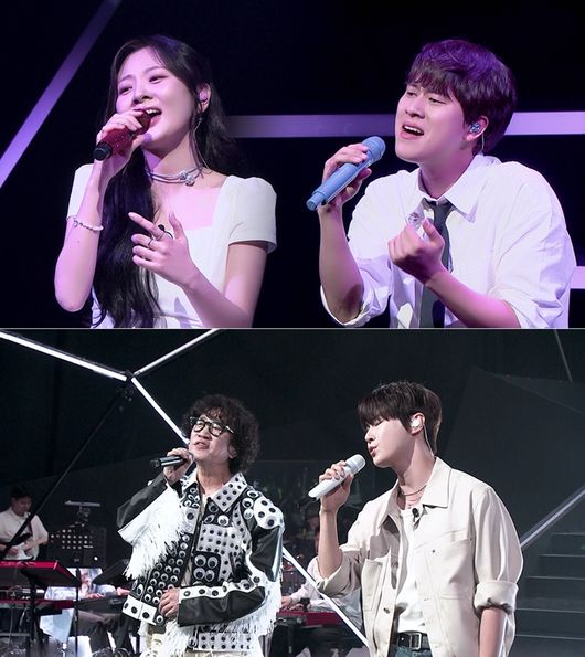 이 조합이 실화…'라이브 와이어' 김광진·NCT 도영, 고품격 감성 듀엣 무대