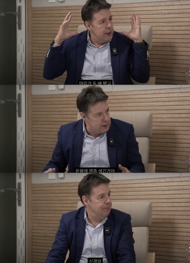 '과거 마약 투약' 로버트 할리, 신경암 투병 고백 "머리크기 2배 되고 온몸 염증" 충격 근황