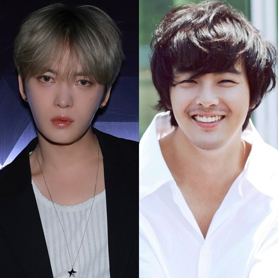 ▲ 김재중(왼쪽) 고 박용하. 출처|인코드엔터테인먼트 요나엔터테인먼트