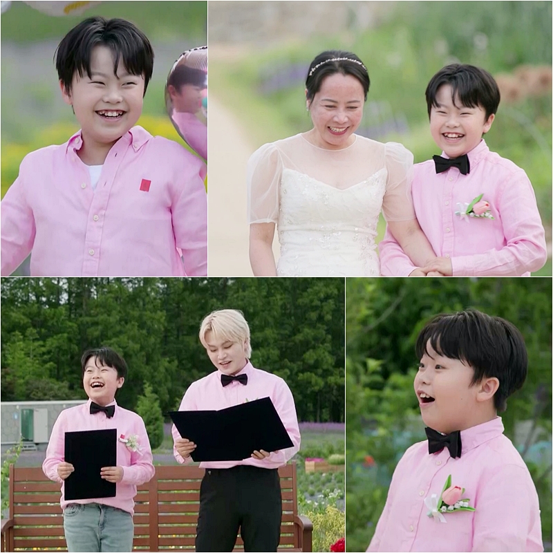 "신혼 여행도 안 가봐" 황민호, 부모님에게 깜짝 리마인드 웨딩 선물('슈돌')