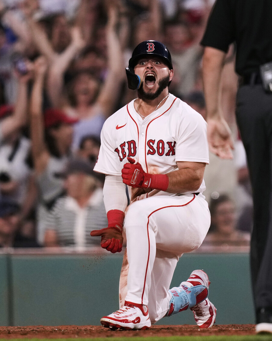 그라운드 홈런에 그랜드슬램을 한 선수가…MLB 67년 만에 대기록 나왔다