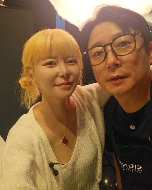 ▲ 박지연(왼쪽), 이수근. 출처| 박지연 개인 계정