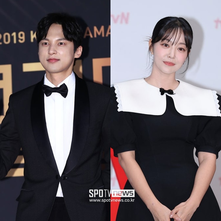 ▲ 윤선우(왼쪽), 김가은.  ⓒ곽혜미 기자