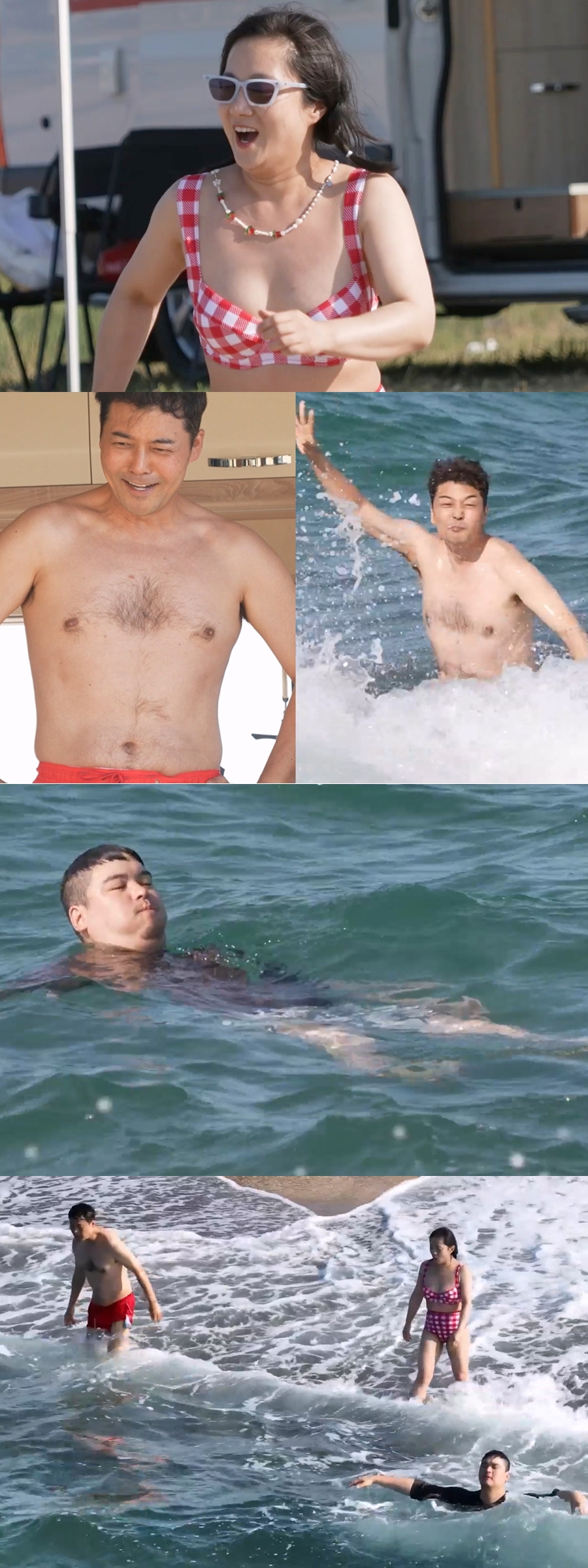 "미쳤다"…'매생이 오픈' 전현무X'비키니' 박나래, 지중해 바다수영('나혼산')