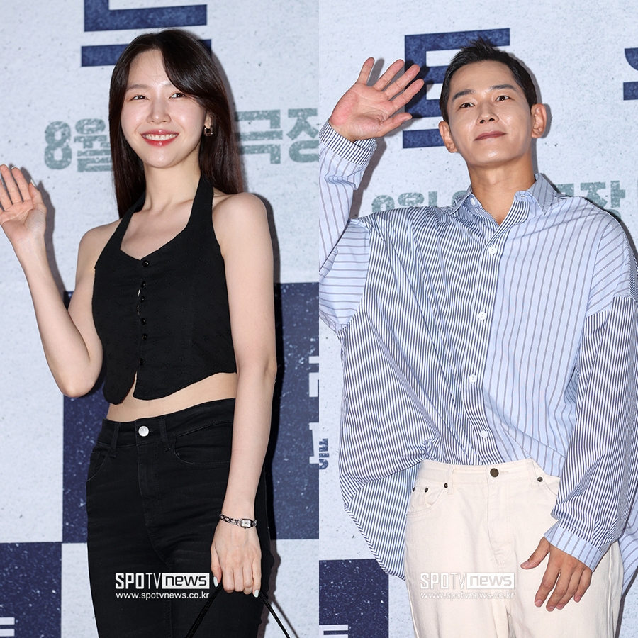 ▲ 방민아(왼쪽), 온주완.  ⓒ곽혜미 기자
