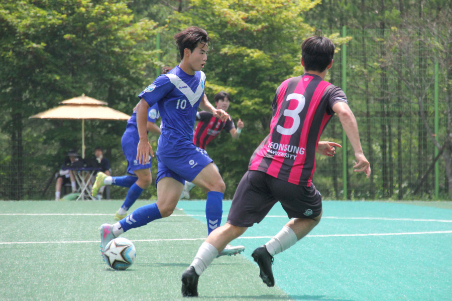 숭실대와 연성대의 경기 ⓒ대학축구연맹