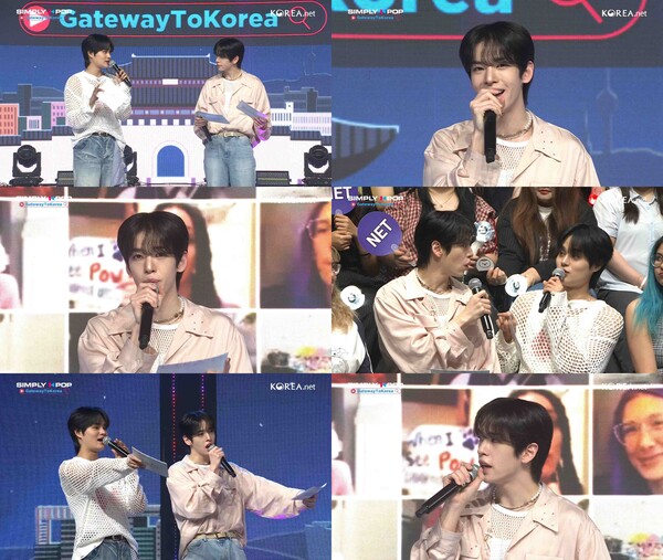 크래비티 앨런, 토크쇼 MC 경력 돋보였다…'심플리 케이팝' 활기 넘치는 입담·리액션