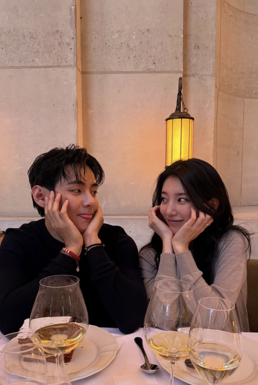 수지, 뷔와 설레는 꽃받침…박보검까지 이 조합 '대찬성'