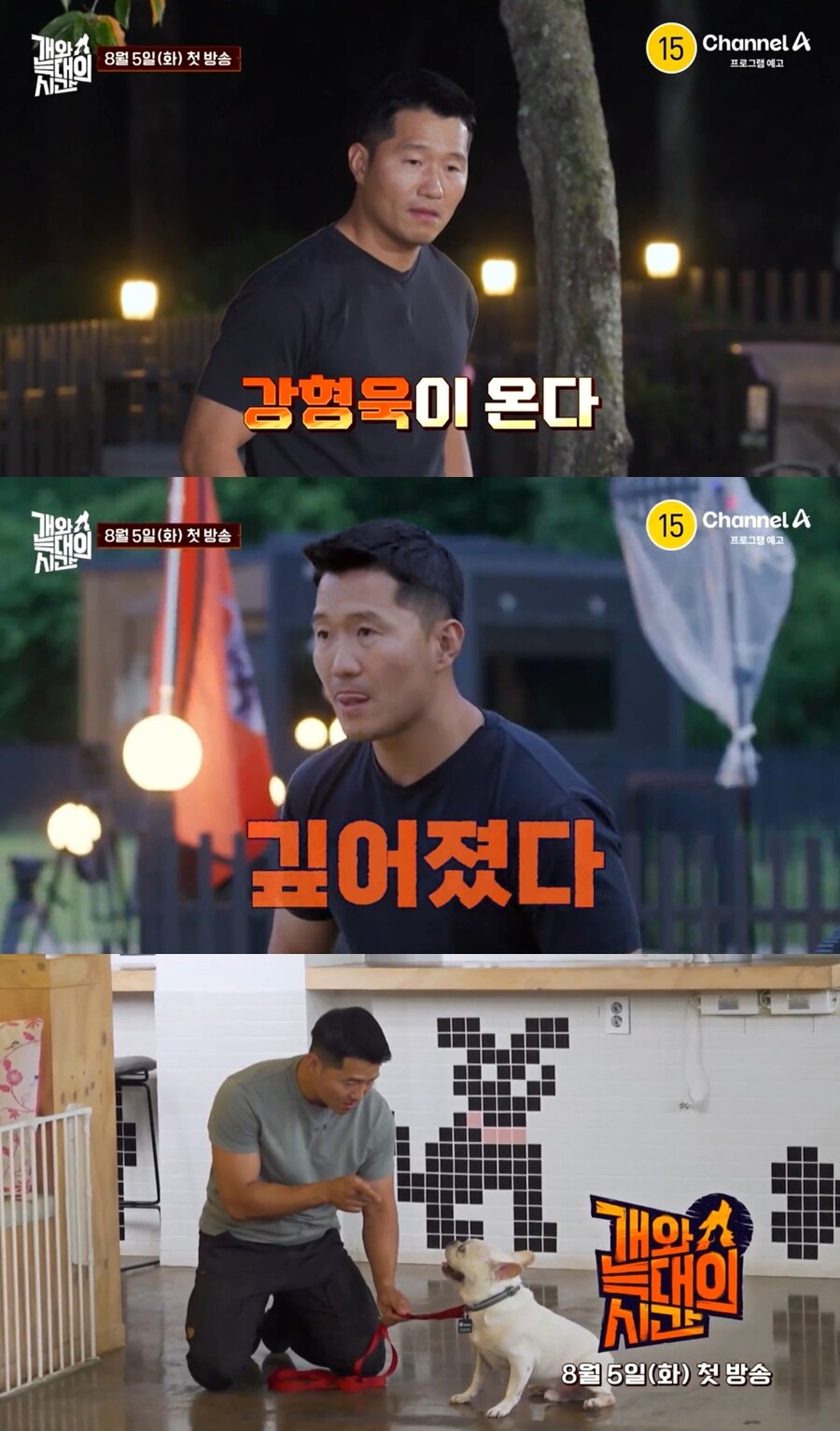 "개통령 귀환"…강형욱, 방송활동 중단 1년 만에 복귀, 등장부터 강렬('개와 늑대의 시간')