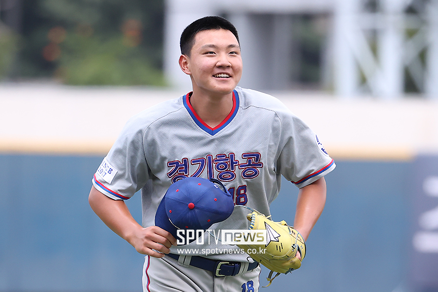 "직구 믿고 들어갔다" 102구가 150㎞!? 1R 유력 특급 유망주, '1지망'부터 남다르다