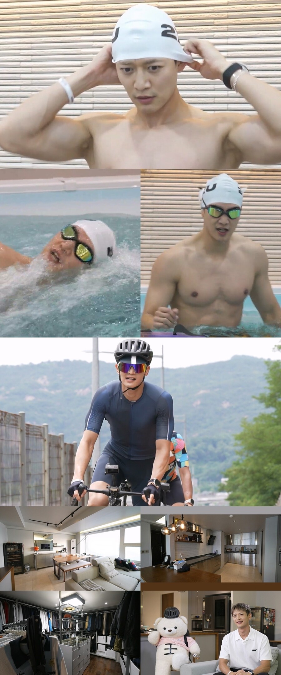 샤이니 민호, 운동 광인 일상…'아이유 언덕'서 철인 3종 경기 훈련('나혼자산다')