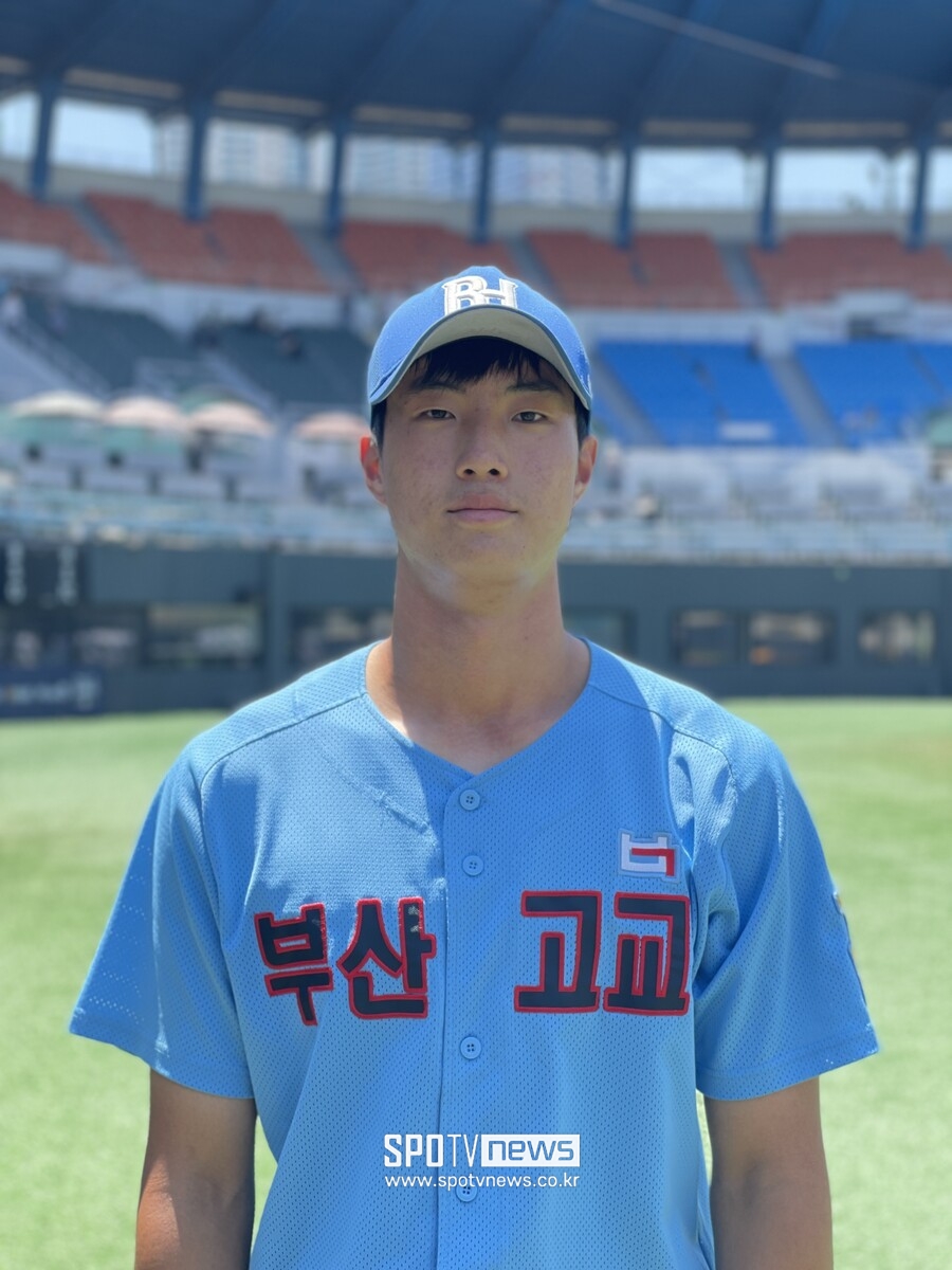 ▲ 부산고 왼손투수 박준건 ⓒ 신원철 기자