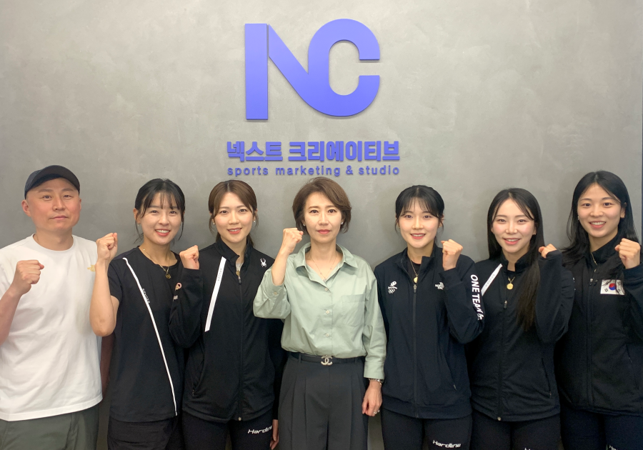 '하얼빈 전승 금메달' 경기도청 여자 컬링팀 '5G', 넥스트크리에이티브와 매니지먼트 계약
