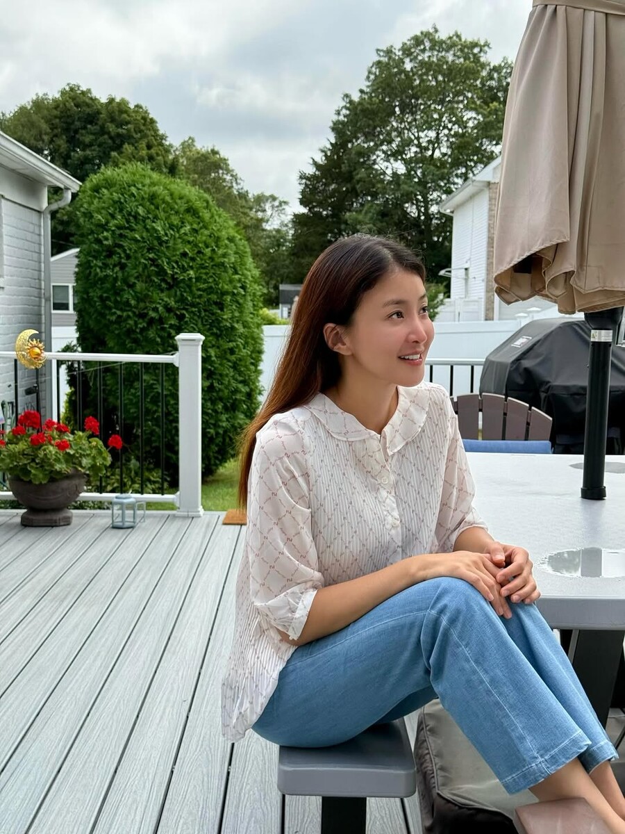 '이혼 후 둘째 임신 고백' 이시영, 韓 뒤로 하고 평온한 美 일상