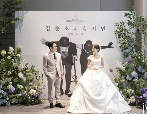▲ 김준호(왼쪽), 김지민. 출처| 김지민 인스타그램
