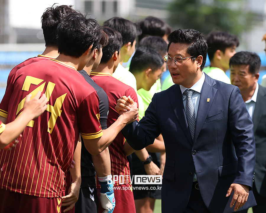 ▲ 한국대학축구연맹 박한동 회장 ⓒ곽혜미 기자