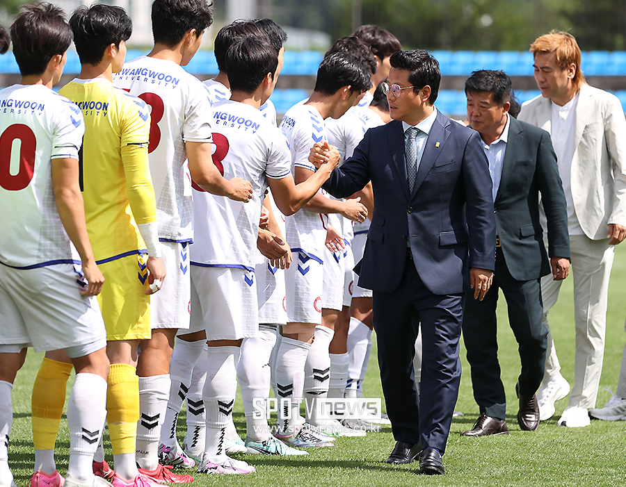 ▲ 한국대학축구연맹 박한동 회장 ⓒ곽혜미 기자