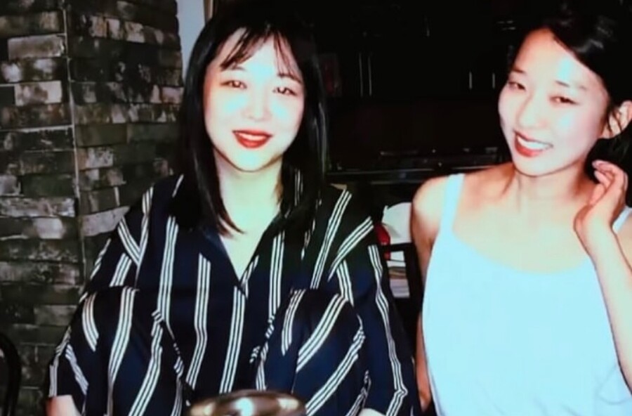 故설리 미공개 사진 올린 김선아 "행복해서 더 그리운 진리"