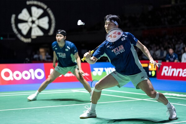 ▲ 배드민턴 남자 복식 세계 랭킹 1위 김원호-서승재 조 ⓒ연합뉴스/AFP