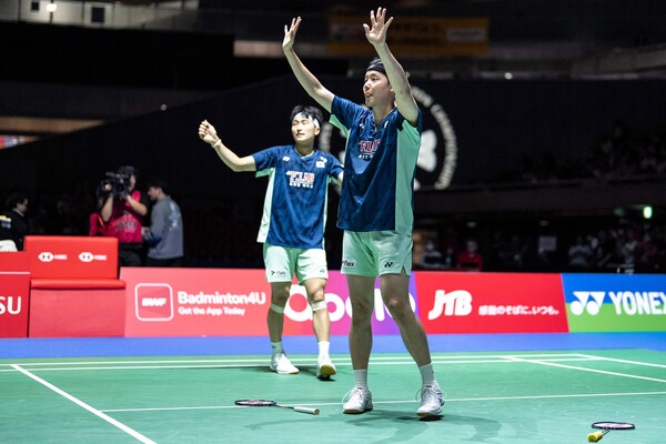 ▲ 배드민턴 남자 복식 세계 랭킹 1위 김원호-서승재 조 ⓒ연합뉴스/AFP