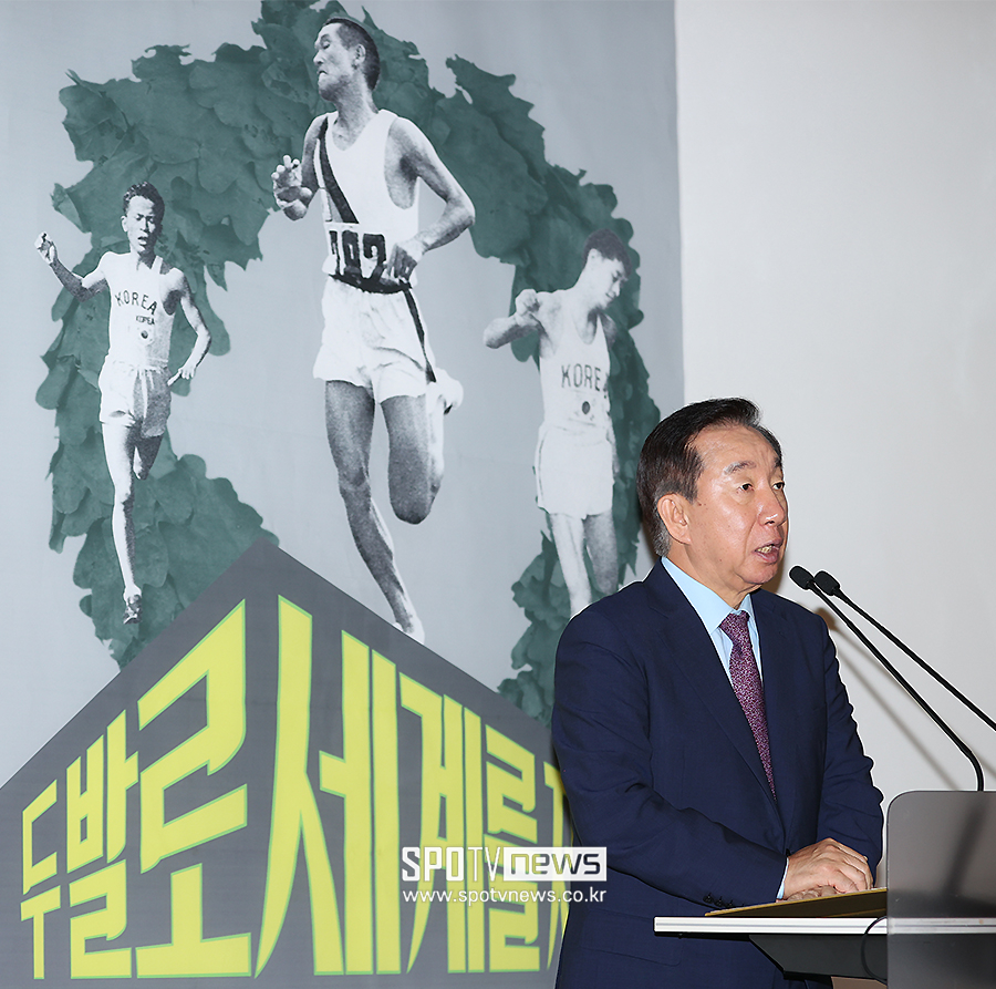 스포츠영웅 손기정 광복 80주년 특별전 개최..."나라 사랑 정신이 확산되는 출발점 되길"