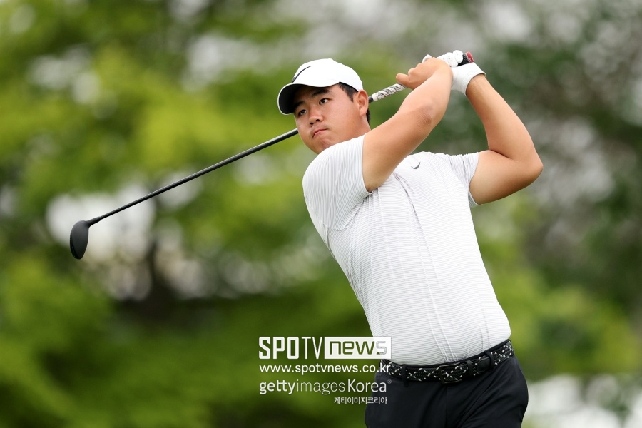 "180m 이글샷" 김주형, PGA 3M오픈 공동 44위…한국 선수 중 유일 생존