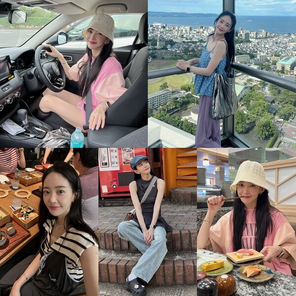 '전노민 딸' 안이서, 이렇게 예뻤나…일본 긴장시킨 '청순·발랄·힙' 여행 패션 화제